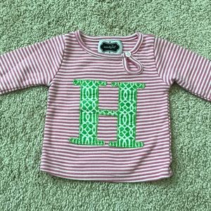 5 for $25! EUC Mudpie pink striped shirt - H